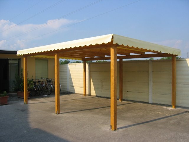 TELO PER PERGOLA IN LEGNO